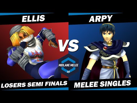 Ellis vs Arpy - Losers Semi Finals | Midlane Melee 30