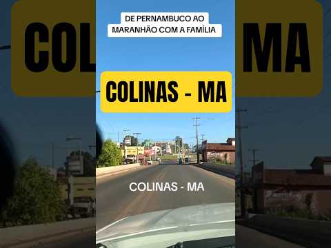 Chegamos em Colinas MA. Viajando com a família de Pernambuco ao Maranhão. #colinasma #thiagogoes