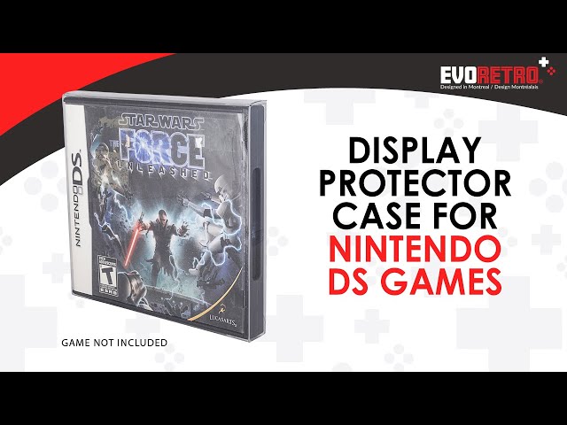 Vídeo relacionado con RESET RETRO 10 fundas protectoras transparentes para Nintendo DS Juegos en embalaje original de 0,3 mm, ajuste perfecto y transparente, juego retro, caja de protección contra el polvo y protección UV