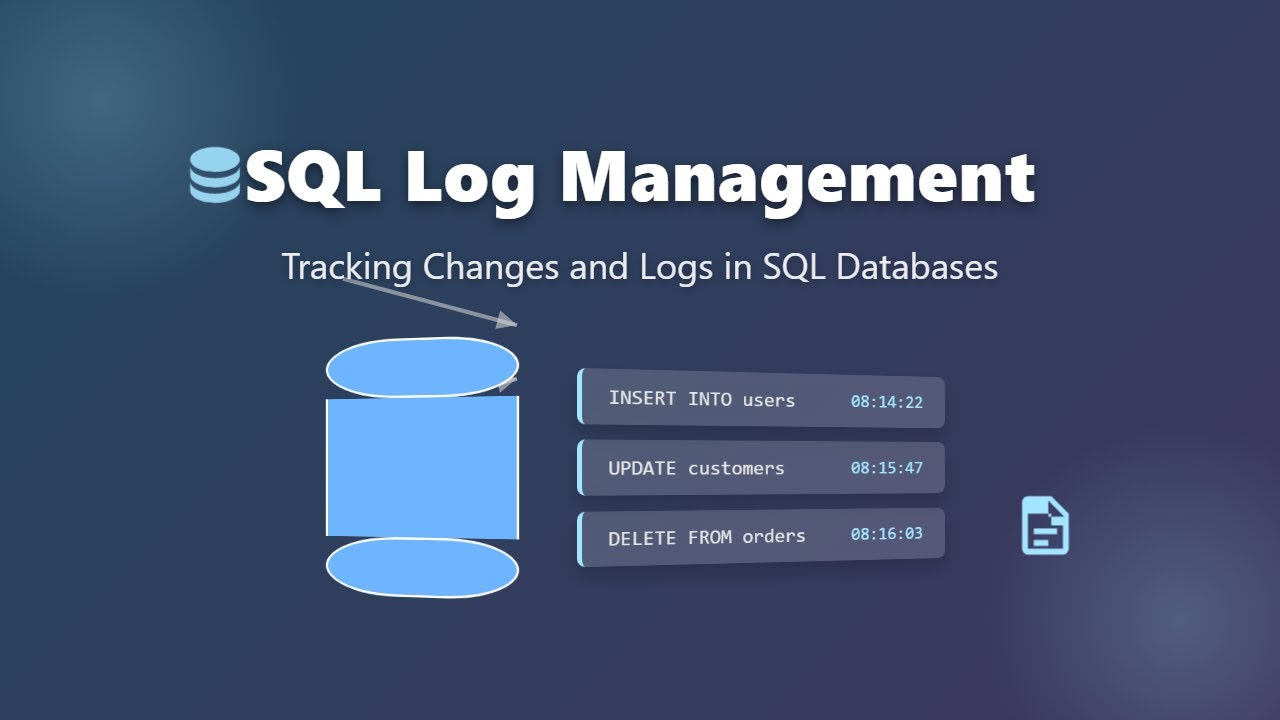 SQL Log Management for Beginners: Track Database Changes & Ensure Security!