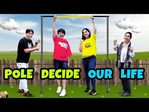 POLE DECIDE OUR LIFE | Ep 609 | Who is taller Aayu or Pihu | Family Challenge | Aayu and Pihu Show