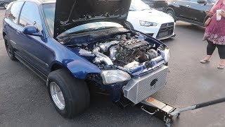 Getting The Blue Hatch Ready For a 9 Second Pass!