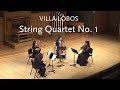 String Quartet No. 1 • Villa-Lobos • Concorda Quartet