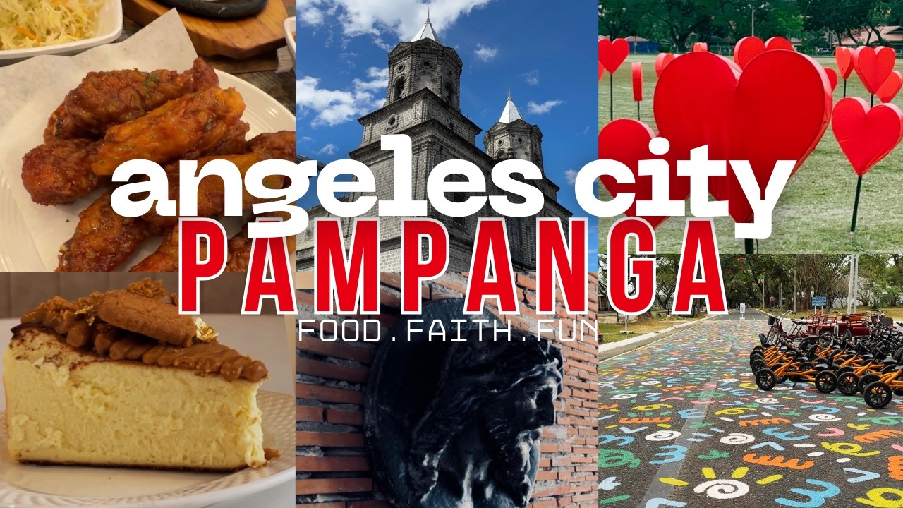 Angeles Pampanga  Food Crawl & Church Visit | Andante Cafe Lounge | Boom Chicken | Apung Mamacalulu