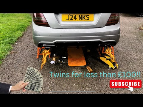 Unbelievable Hack: Fit Twin Exhausts to Your C Class for Just £100?! Episode 9 Part 1