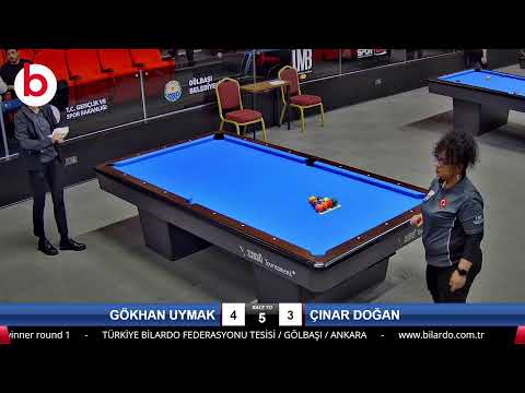 GÖKHAN UYMAK & ÇINAR  DOĞAN Bilardo Maçı - 