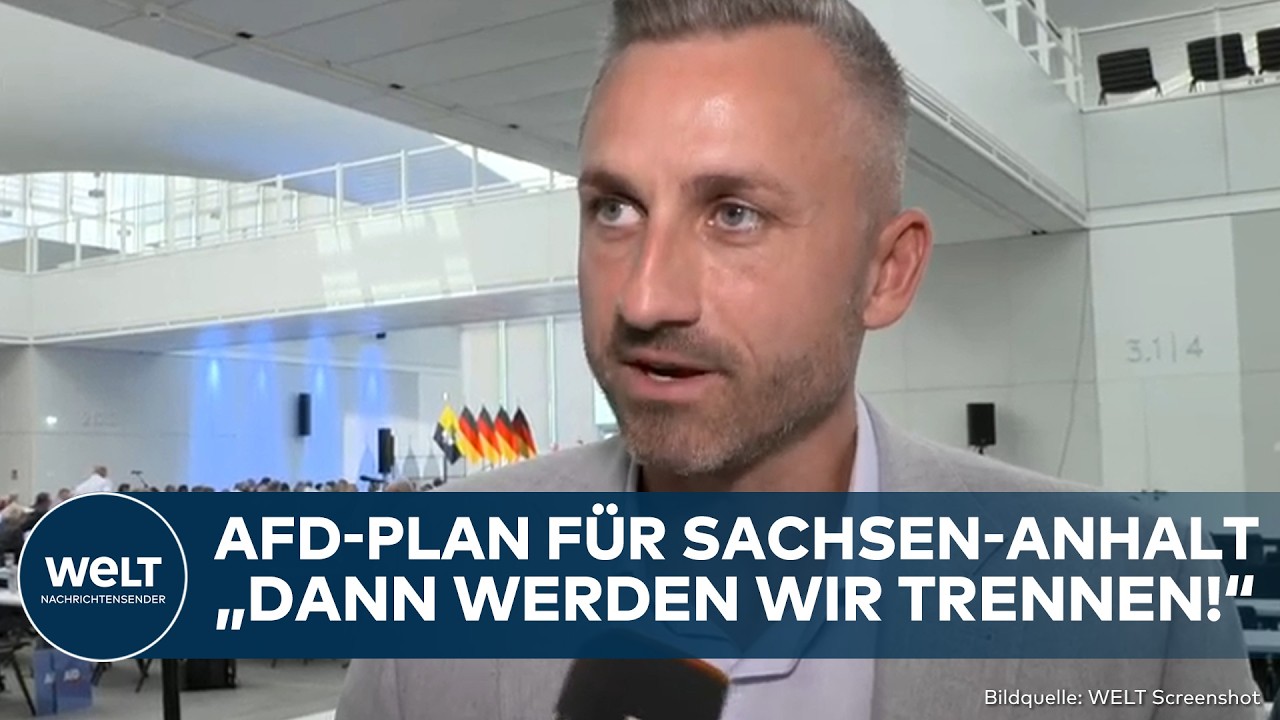 AFD: Sofort-Programm für Sachsen-Anhalt! Ulrich Siegmund nennt Details zu Plänen bei Wahlsieg