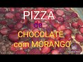 HOW TO MAKE CHOCOLATE AND STRAWBERRY PIZZA