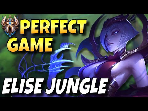 This is what PERFECT Elise Jungle gameplay looks like in CHALLENGER!