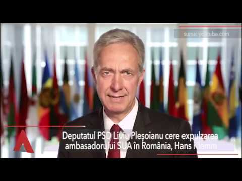 Stiri Mediafax 02 Octombrie - Pleșoianu cere expulzarea ambasadorului SUA