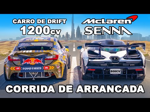 McLaren Senna vs Lexus de 1.200cv: CORRIDA DE ARRANCADA