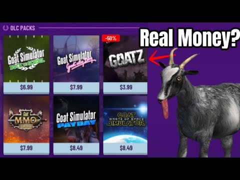 Goat Simulator Mobile DLCs Cost Money Now?!