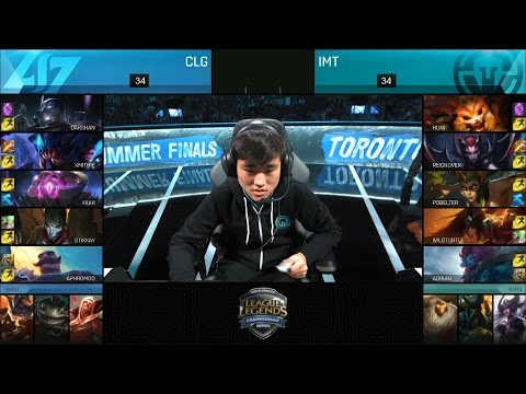 IMT vs CLG Game 4 Highlights  IMMORTALS vs COUNTER LOGIC GAMING NA LCS PLAYOFF 3rd PLACE Summer 2016