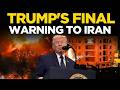 US IRAN WAR LIVE Trump S Big Announcement On Military Action Against Iran Breaking News LIVE