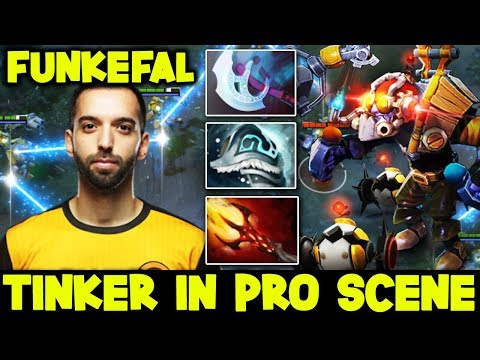 Funkefal TOP Tinker - In Pro Scene With 20 Fingers Dota 2