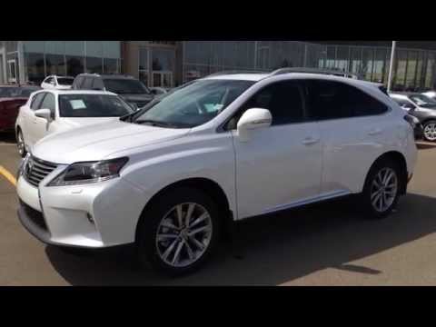 New White on Black 2015 Lexus RX 350 AWD Sportdesign Edition Review West Edmonton