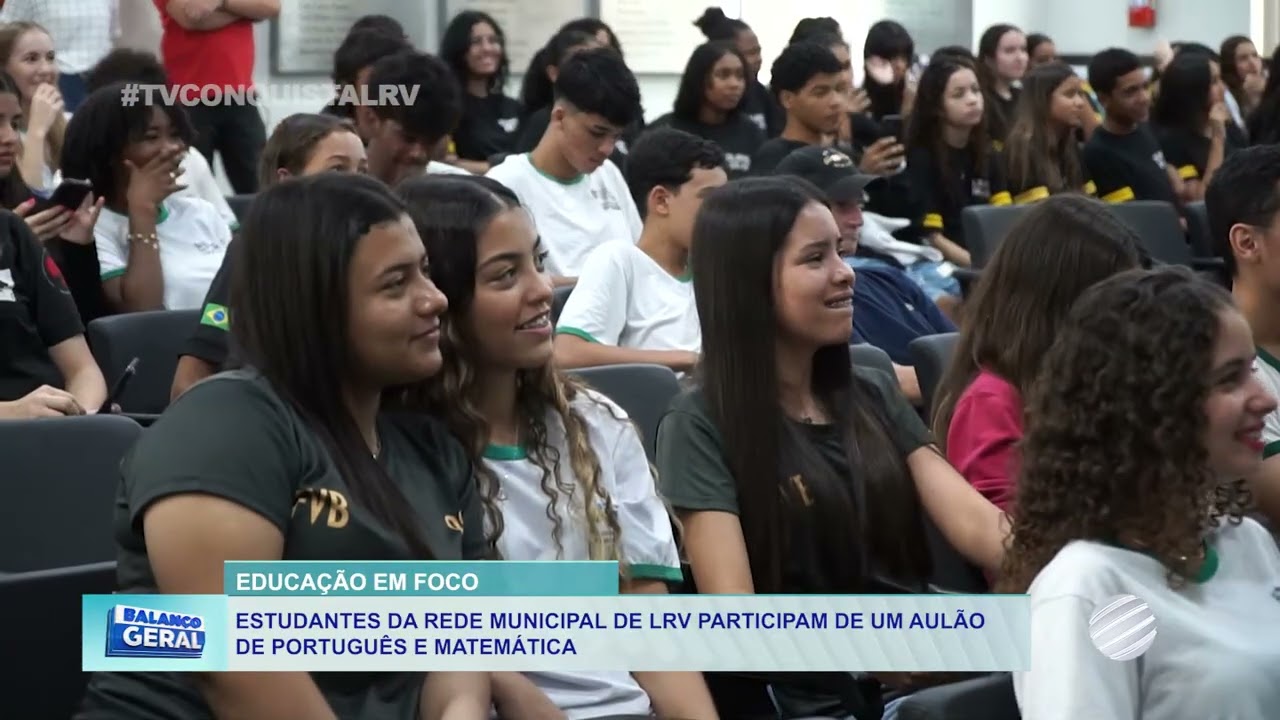 Aulões de Português e Matemática Engajam Estudantes do 9º Ano em Lucas do Rio Verde.