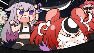 【手描き】ビジューVSハコス【古石ビジュー/Hakos Baelz/ホロライブ切り抜き/切り抜き漫画/holoGTA】