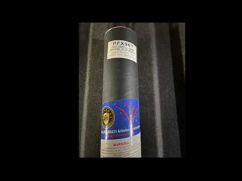 PFX96T ~ 62mm Red Ring Blue Bowtie