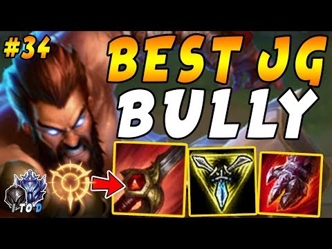 MOST POWERFUL JUNGLE BULLY! Udyr with Red Smite and Press the Attack! | Iron IV to Diamond Ep #34