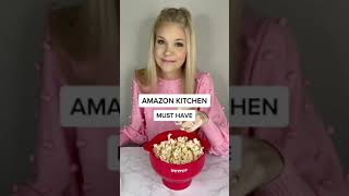 Amazon kitchen must have! Hotpop microwave popcorn popper!!🍿 #shorts #amazonkitchen #amazonhome