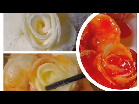 Potato Roses: A Beautiful and Delicious Garnish🌹@biteofblissbd #potato #recipe @SoumyaCRecipes