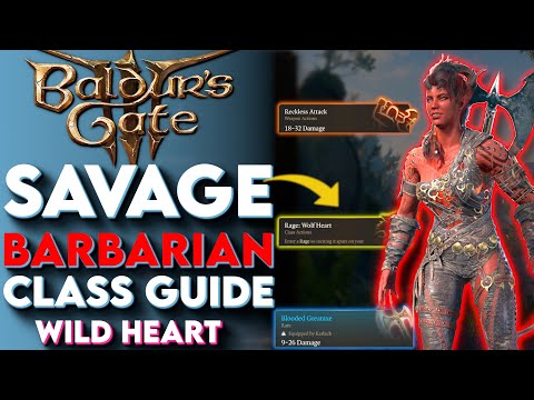 BRUTAL Barbarian Class Guide For Baldur's Gate 3! - (Baldurs Gate 3 Barbarian Build Guide)