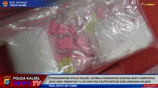 Download lagu DITRESNAKOBA POLDA KALSEL KEMBALI MUSNAHKAN BARBUK SABU 1,4 KG & 396,5 BTR EKSTASI JARINGAN KALBAR mp3