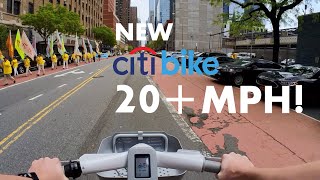 NYC Cycling Lunch Ride 15 | New Citi Bike 20+ MPH!