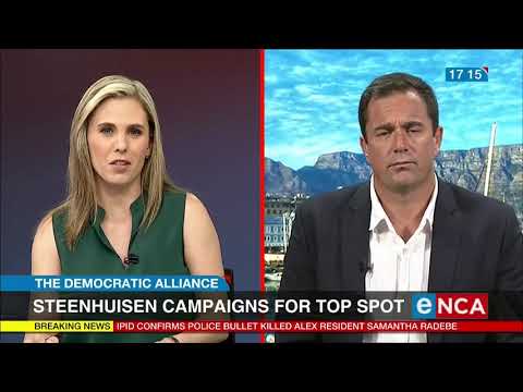 John Steenhuisen talks on DA leadership