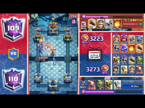 LOG BAIT VS X-BOW CYCLE #clashroyale