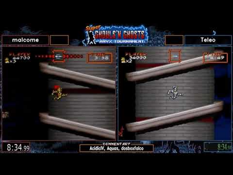 Super Ghouls'n Ghosts Speedrun Any% Tournament 2019 Final Tournament Teleo vs malcome 20190720