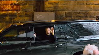 Paul McCartney arriving at Centre Bell in Montreal 2025