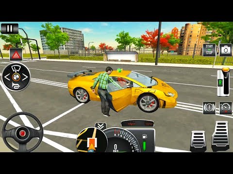 Taxi Driver Simulator 2019 - Lamborghini Taxi Unlocked - Android iOS Gameplay