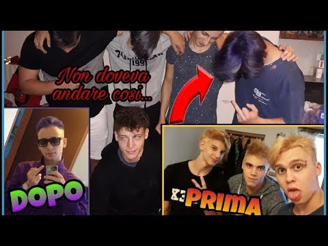 ABBIAMO FATTO I CAPELLI BLU! FINITO MALE! *fa schifo*