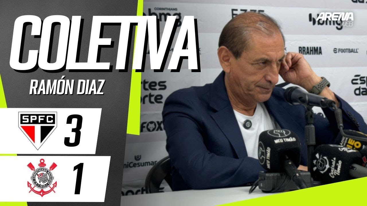 COLETIVA RAMÓN DÍAZ | São Paulo 3 x 1 Corinthians - Brasileirão 2024