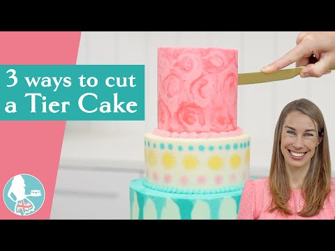 How to Cut a Tier Cake (3 Ways)