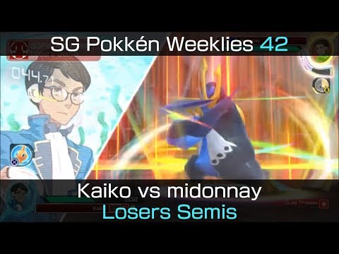 SGPW v. 42 - Pokkén DX Losers Semis: Kaiko (Empoleon) vs. midonnay (Pikachu)