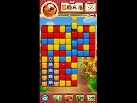 Toon Blast Level 7803 - NO BOOSTERS 🐻🐺🐱 | SKILLGAMING ✔️