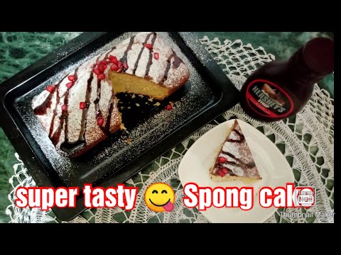 super easy 👌 Spong cake || amazing vedio ||must try 😋😋😋#bakeing #cake #cooking