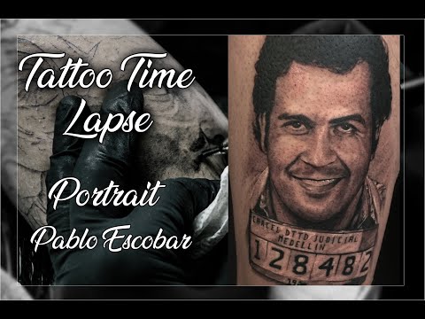 How to make Portrait: Pablo Escobar tattoo