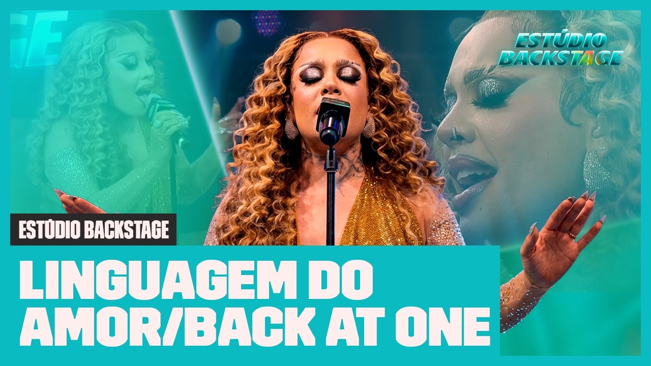 Gloria Groove - Linguagem do Amor/Back At One (Ao Vivo) | Estúdio Backstage | Música Multishow