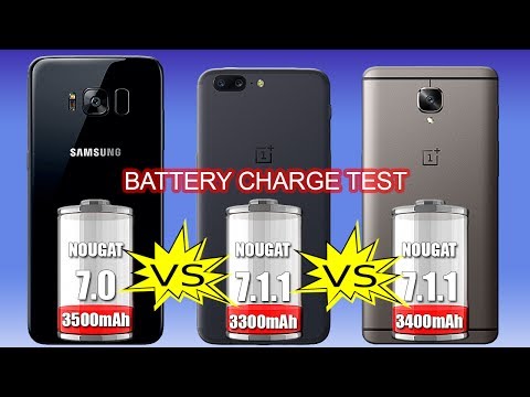 OnePlus 5 vs Galaxy S8 Plus vs OnePlus 3T - Battery Charge Test (0 to 100%) Mi6 vs iPhone 7 Plus