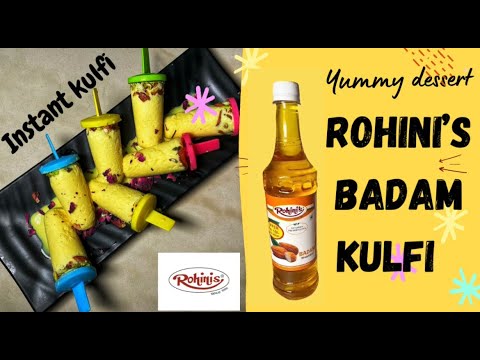 Rohini's BADAM KULFI RECIPE | Kulfi Recipe | BADAM KULFI RECIPE |KULFI ICE CREAM RECIPE |KESAR KULFI