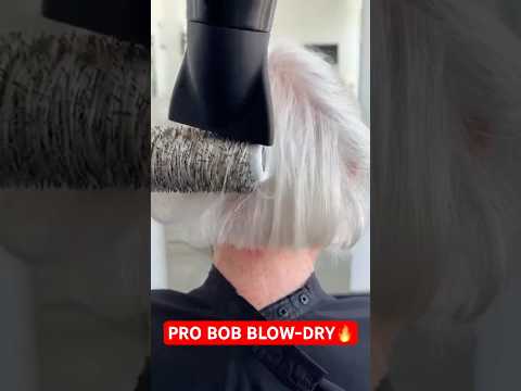 PRO BOB HAIRCUT BLOW-DRY: Complete Tutorial Linked Below! 🔥🔥🔥
