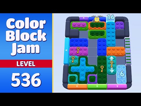 Color Block Jam Level 536 | Every Puzzle Solved! 🎯