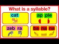 What's a SYLLABLE? 🤔 | Syllable in English | 7 types | Learn how to count syllables
