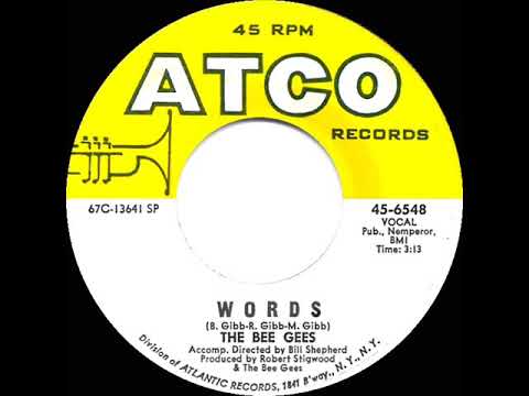 1968 HITS ARCHIVE: Words - Bee Gees (mono 45)