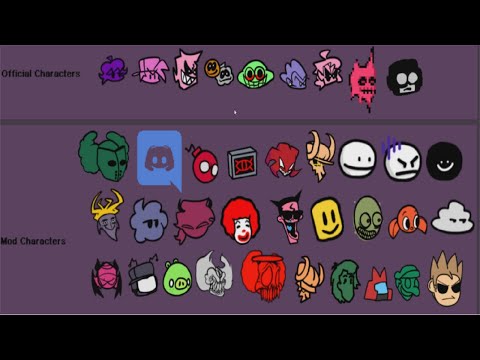 FNF  ALL NEW CHARACTERS Test Remake 2