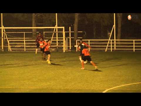 Fútbol 7 Bravo.  Primera Jornada 18.  Autocares Lact 4 - 3 Isbilya